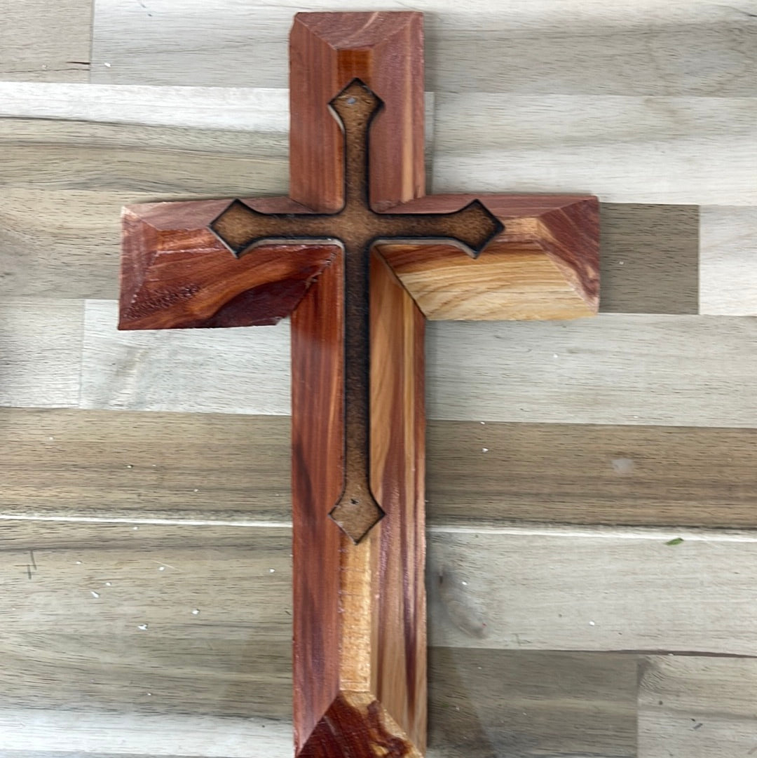 Handmade cedar crosses ￼