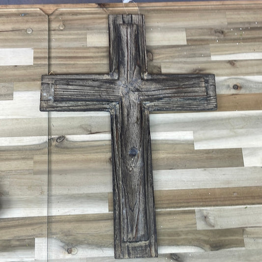 Dark wood cross