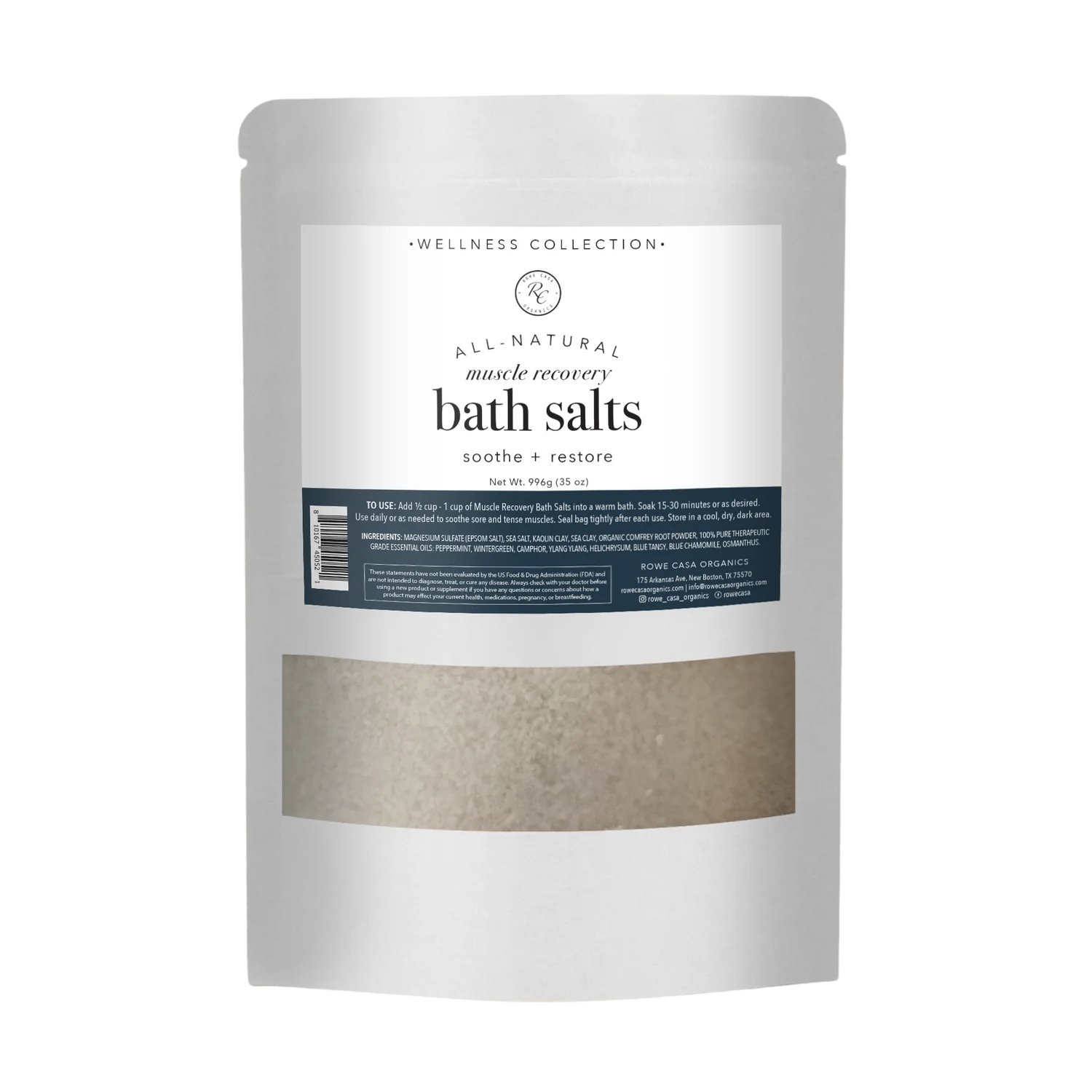 Muscle Recovery Bath Salts 35oz