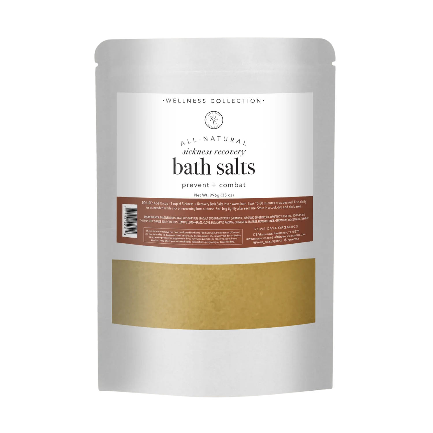 Sickness Recovery Bath Salts 35oz