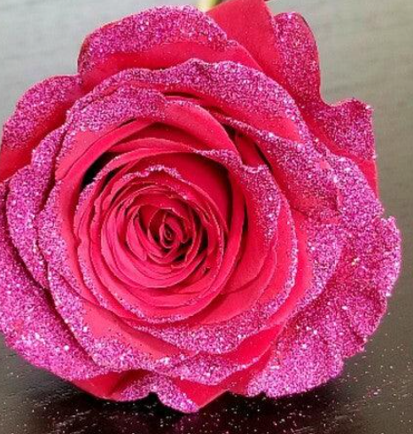 Add Glitter To Flowers