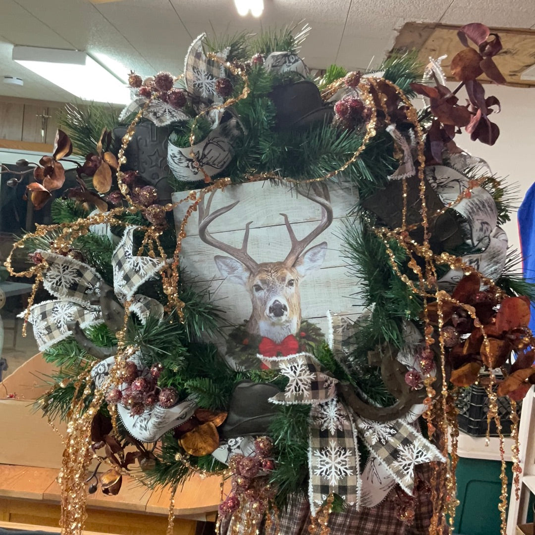 Deer wreath