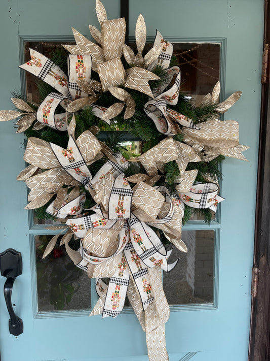 Nutcracker wreath ￼