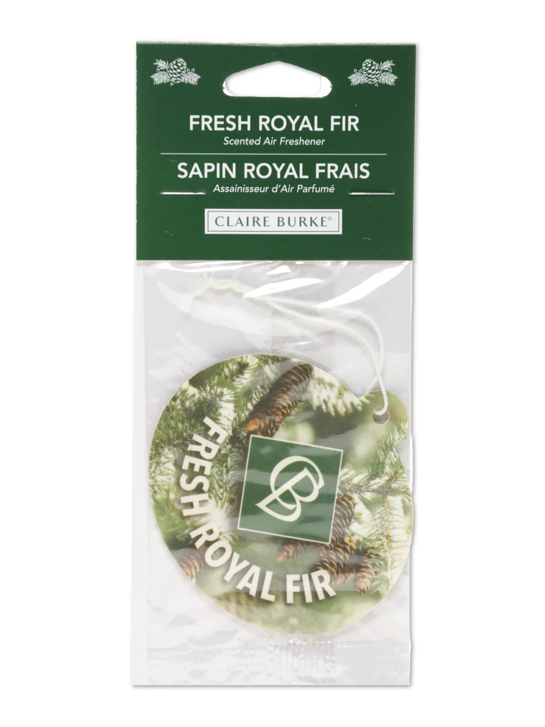 Claire Burke Fresh Royal Fir – Car Freshie