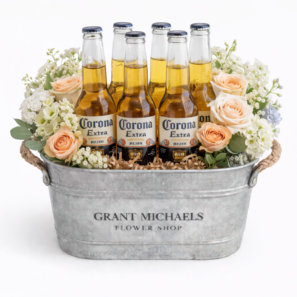 Corona Extra Floral Beer Bucket