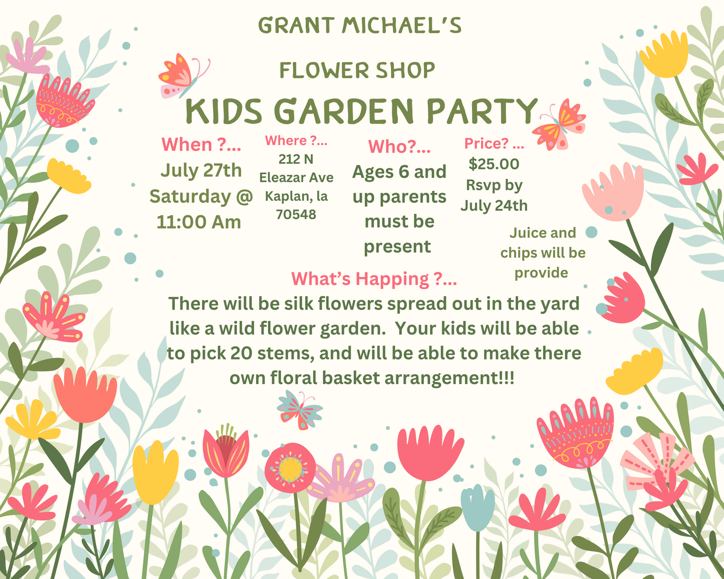 Kids Garden Party