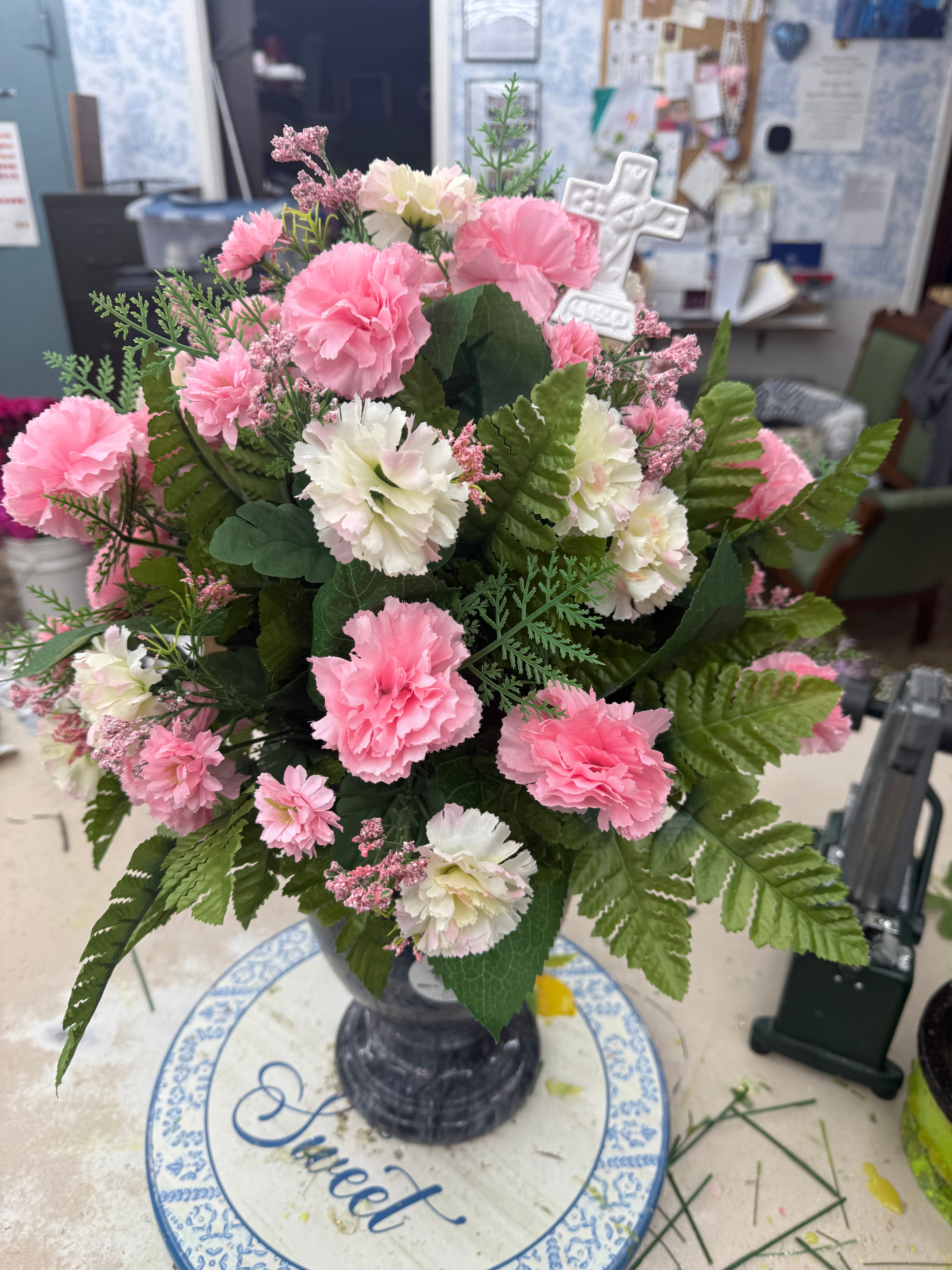 Baby cemetery arrangement