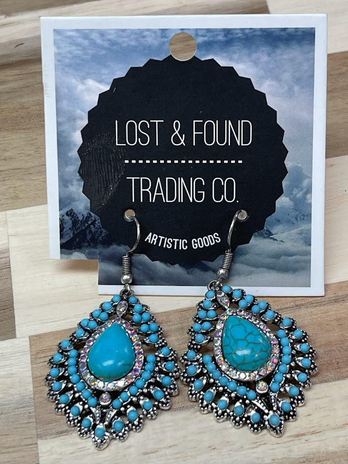 Conch Turquoise Earings