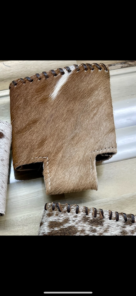 Cow Hide Koozies