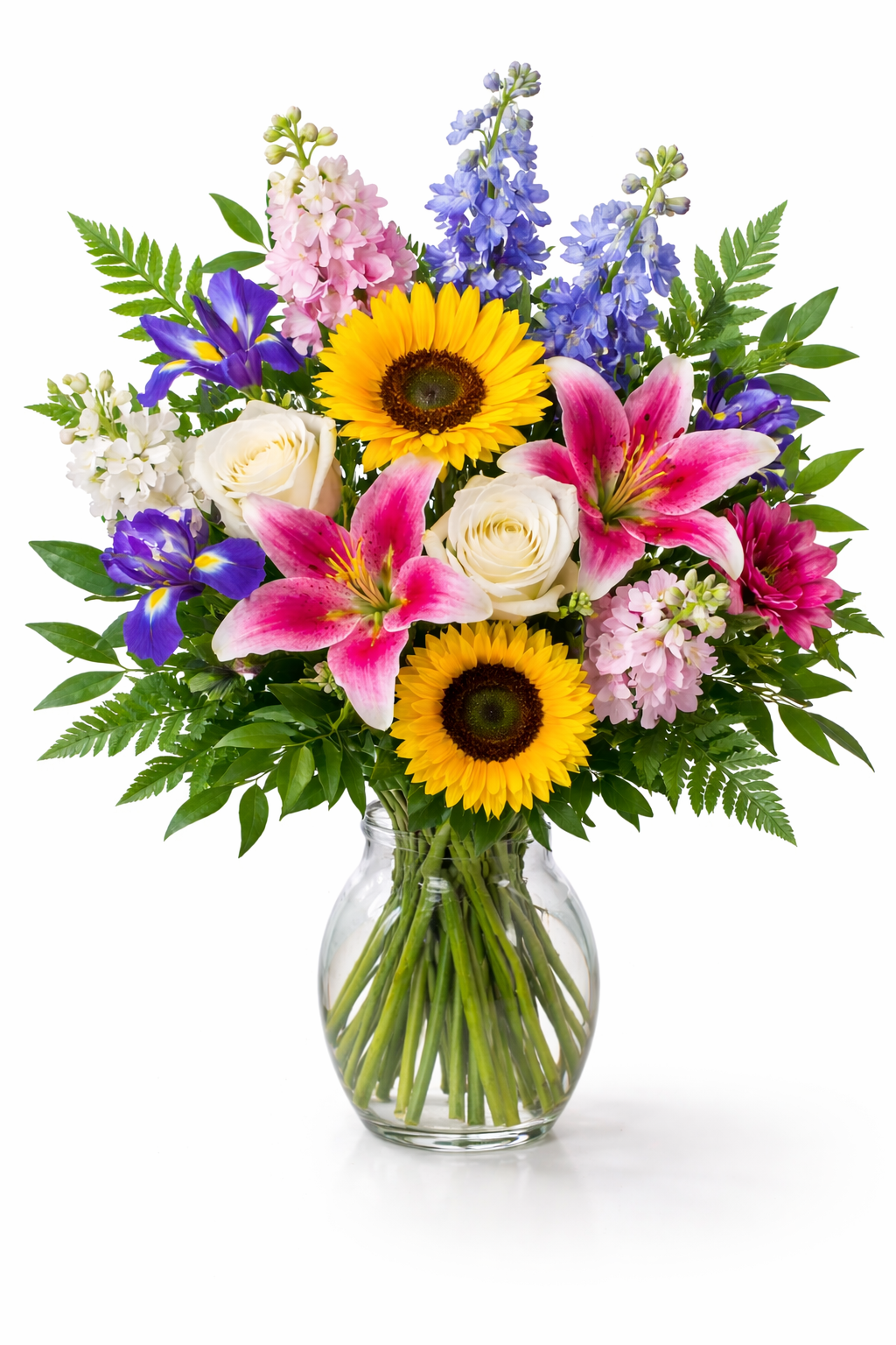 Sunlit Garden Vase Arrangement